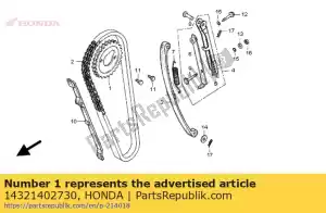 honda 14321402730 roda dentada, came (38t) - Lado inferior