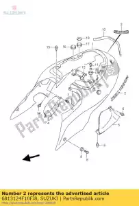 suzuki 6813124F10FJ8 nessuna descrizione disponibile - Il fondo