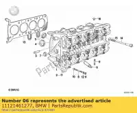 11121461277, BMW, klepgeleider uitlaat - +0,2 bmw  1000 1100 1989 1990 1991 1992 1993 1994 1995 1996 1997, Nieuw