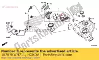 16707KWN711, Honda, ensemble de filtres honda  ww 110 125 2012 2013 2017 2018 2019, Nouveau