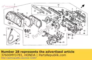 Honda 37600MY3781 conjunto de caja, piloto - Lado inferior