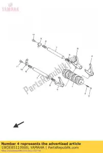yamaha 1WDE85110000 widelec, shift 1 - Dół