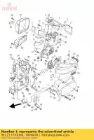 5EL2177J0000, Yamaha, pokrywka 2 yamaha xvs 1100 1999 2000 2001 2002, Nowy