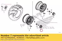 44732HR6A60, Honda, centro della ruota del cappuccio honda  500 520 1000 2017 2018 2019 2020, Nuovo