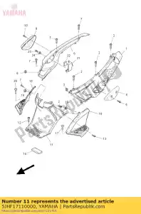 yamaha 5JHF17110000 cover, side  