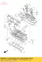 20S111341000, Yamaha, prowadnica, zawór 2 yamaha ajs fz xj  600 800 2009 2010 2011 2012 2013 2014 2015 2016, Nowy