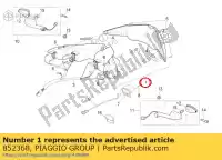 852368, Piaggio Group, luz traseira aprilia derbi  rambla sport city sport city cube sport city street 125 250 300 2004 2005 2006 2007 2008 2009 2010 2012, Novo