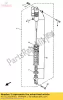 4GT222010000, Yamaha, amortisseur sous assy yamaha yz yzlc 80, Nouveau