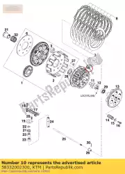 Here you can order the inner clutch hub lc4/lc4-e 04 from KTM, with part number 58332002300: