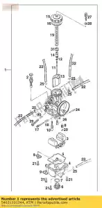 ktm 54631101044 carburetor keihin pwk 39 '94 - Bottom side