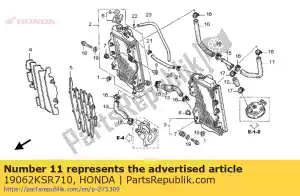 Honda 19062KSR710 manguera b, agua - Lado inferior