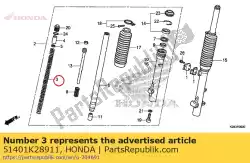 geen beschrijving beschikbaar op dit moment van Honda, met onderdeel nummer 51401K28911, bestel je hier online: