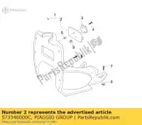 573346000C, Piaggio Group, Aba gilera stalk stalker 50 1998 2005 2007 2008, Novo