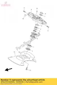 yamaha 3P6234350000 kroon, handvat - Onderkant