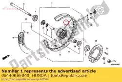 Ici, vous pouvez commander le parlait un, fr. Auprès de Honda , avec le numéro de pièce 06440KSE840: