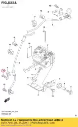 Qui puoi ordinare bullone da Suzuki , con numero parte 015470612B: