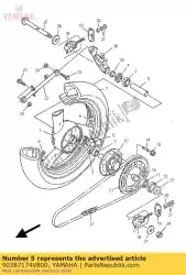 Aquí puede pedir collar (3he) de Yamaha , con el número de pieza 90387174V800: