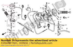 honda 43460HP7A01 geen beschrijving beschikbaar op dit moment - Onderkant