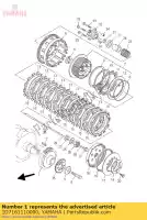 1D7161110000, Yamaha, gear, primary drive yamaha xv 1900 2006 2007 2008 2009 2011 2012 2013, New