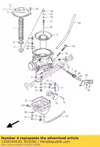 Suzuki 1358144030 e ring - Lado inferior