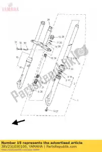 yamaha 3RV231030100 zespó? przedniego widelca (prawy) - Dół