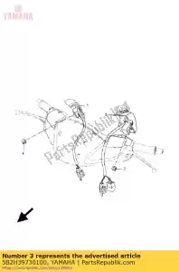 yamaha 5B2H39730100 manivela 3 - Lado inferior