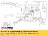 AP8114368, Piaggio Group, Linka przepustnicy aprilia leonardo  sp st 250 eng yamaha 300 minarelli 655 250300 657 656 , Nowy