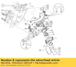 Tutaj możesz zamówić wstawi? Od Piaggio Group , z numerem części 843404: