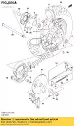 Here you can order the hub,rear vl800l from Suzuki, with part number 6411041F20: