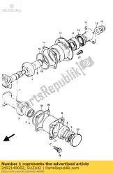 Aquí puede pedir engranaje, segundo accionado de Suzuki , con el número de pieza 2492149002: