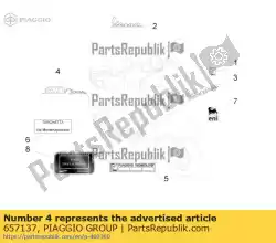 Tutaj możesz zamówić (gtv 300ie) od Piaggio Group , z numerem części 657137: