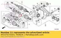 44337ST5003, Honda, anneau, pression honda trx650fa fourtrax rincon trx680fa trx700xx sxs500m pioneer 500 sxs700m2p sxs700m4p trx420fa6 trx500fa6 trx500fa7 trx500fm6 650 680 700 420 , Nouveau