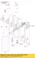 48601294S3, KTM, patroon kit cpl. l / s ktm adventure 1190 2014 2015 2016, Nieuw