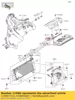 110567316, Kawasaki, bracket kawasaki kle versys e f 650 abs kle650 650l lams , New