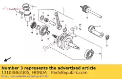 Tutaj możesz zamówić t? Ok (0,50) od Honda , z numerem części 13103GE2305: