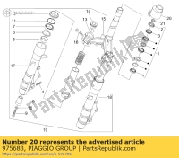 975683, Aprilia, collare, Nuovo