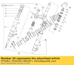 Aprilia 975683, Kraag, OEM: Aprilia 975683