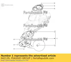 Qui puoi ordinare combinazione metro da Piaggio Group , con numero parte 642129: