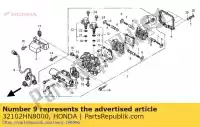 32102HN8000, Honda, przewód zasilaj?cy, solenoid honda trx 650 680 2003 2004 2005 2006 2007 2008 2009 2010 2012, Nowy