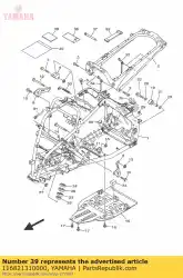 Aquí puede pedir banda, batería de Yamaha , con el número de pieza 116821310000: