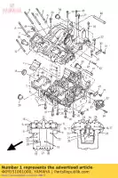 4KM151001000, Yamaha, conjunto do cárter yamaha xj 900 1996 1997 1998 2000 2001 2002, Novo