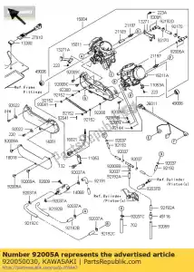 Kawasaki 920050030 fitting - Bottom side