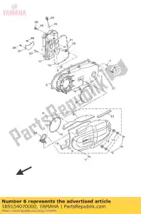 yamaha 1B9154070000 element 1 - Bottom side