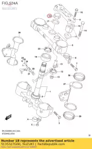 suzuki 5135327G00 nut - Bottom side