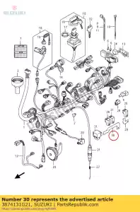suzuki 3874131G21 no description available at the moment - Bottom side