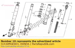 Qui puoi ordinare serranda comp., fr. Da Honda , con numero parte 51430MGE003: