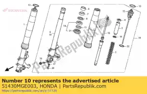 honda 51430MGE003 serranda comp., fr. - Il fondo