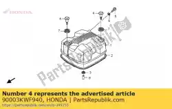 Aquí puede pedir no hay descripción disponible en este momento de Honda , con el número de pieza 90003KWF940: