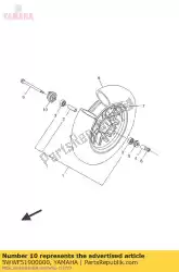 Ici, vous pouvez commander le gear unit assy auprès de Yamaha , avec le numéro de pièce 5WWF51900000: