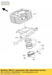 Ici, vous pouvez commander le cylindre-comp-moteur auprès de Kawasaki , avec le numéro de pièce 981110036: